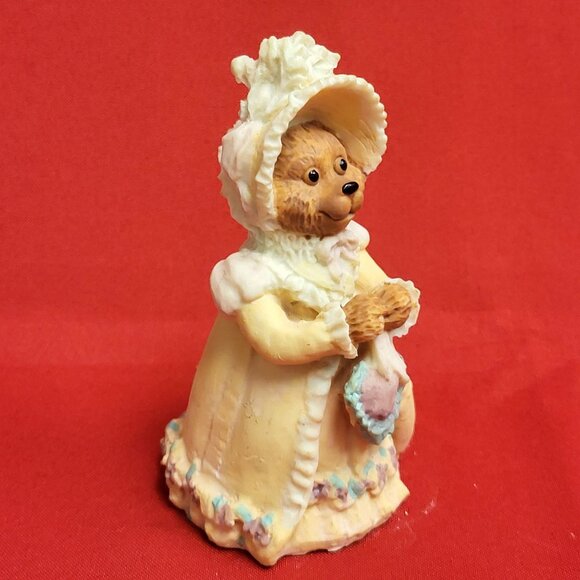 Vintage Price Granny Victorian Bear Yellow Dress Figurine Porcelain Bisque 1992 - Picture 13 of 13